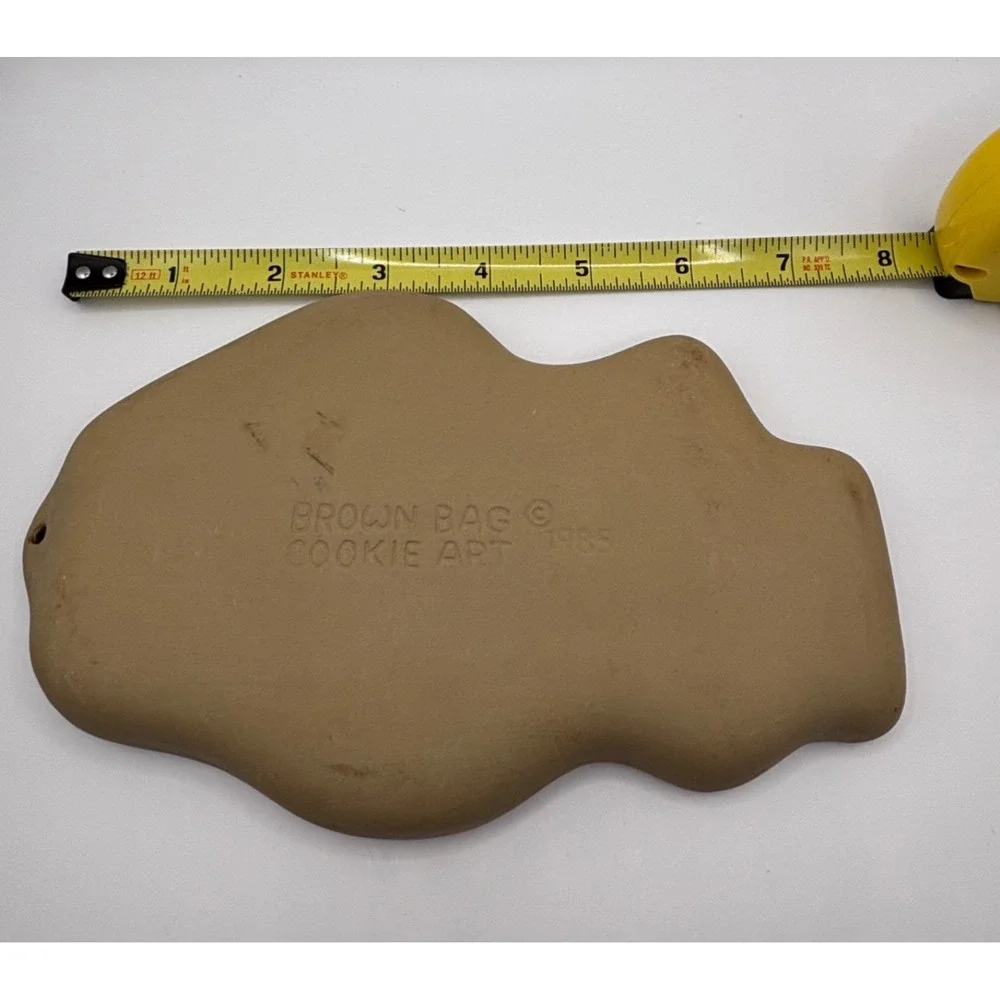 Vintage 1995 Brown Bag Santa Cookie Mold